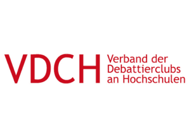 Logo des Verbands der Debattierclubs an Hochschulen